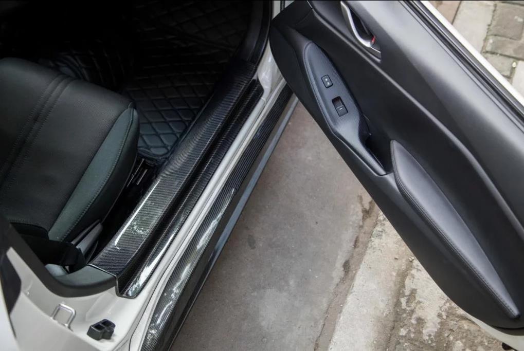 Carbon Fiber Door Sill Scuff Plates – Fits Mazda Miata MX-5 ND - JDM Tamashii