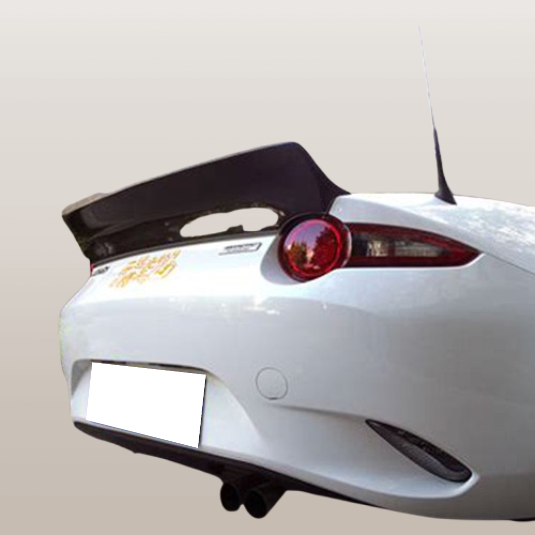 Carbon Fiber Ducktail Rear Trunk Spoiler Lip – Fits Mazda Miata MX-5 ND RF - JDM Tamashii