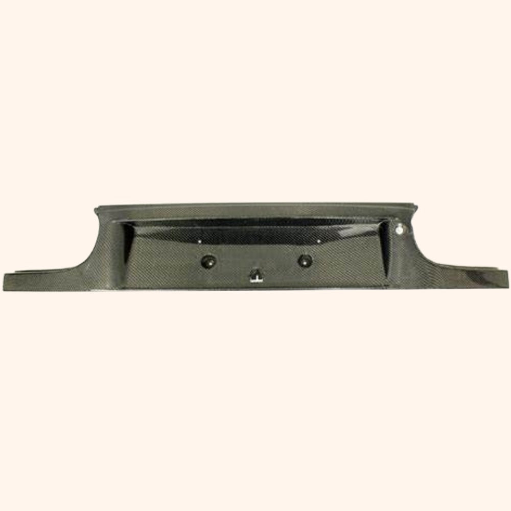 Carbon Fiber Rear Tail Light Panel & License Plate Trim – Fits Mazda Miata MX-5 NA (MK1) - JDM Tamashii