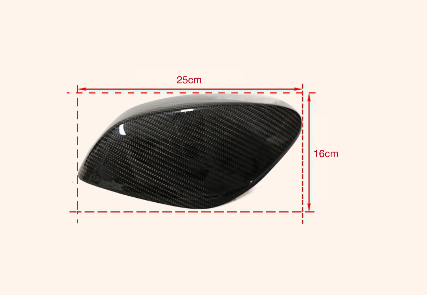 Dry Carbon Fiber Side Mirror Covers – Fits 2021–2024 Subaru BRZ / Toyota GR86