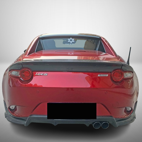 ESQ-Style Rear Trunk Spoiler Lip – Fits Mazda Miata MX-5 ND RF | Carbon Fiber Fiberglass - JDM Tamashii
