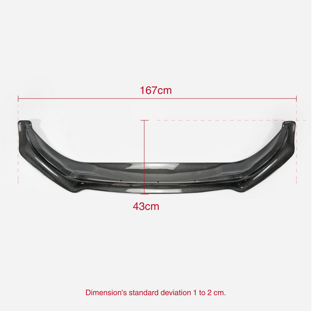 Front Lip Spoiler / Front Splitter for Mazda Miata MX-5 ND | Carbon Fiber Forged Carbon Fiberglass - JDM Tamashii