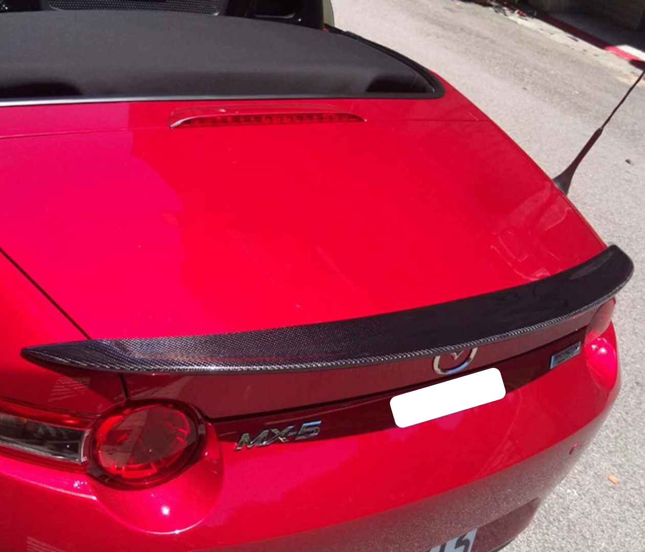 JDM-Inspired Carbon Fiber Rear Spoiler for Mazda MX-5 Miata ND RC - JDM Tamashii