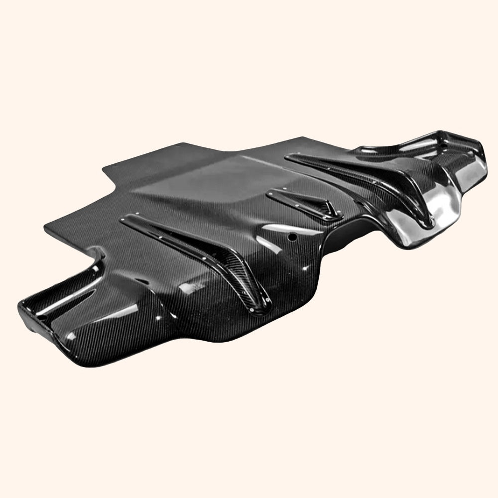 KZT-Style Rear Diffuser Underboard – Fits 2013–2022 MINI Cooper F56 | Carbon Fiber & FRP Options & more - JDM Tamashii