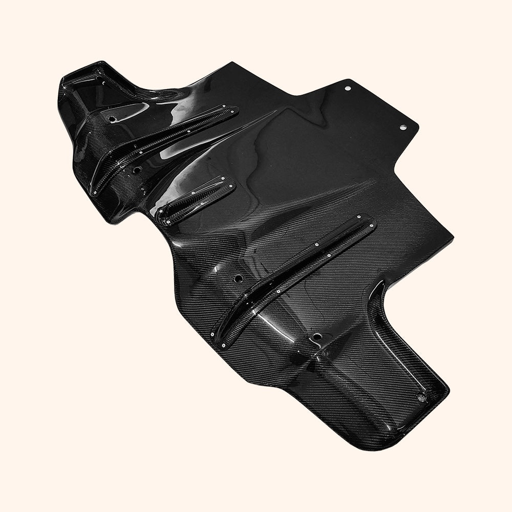 KZT-Style Rear Diffuser Underboard – Fits 2013–2022 MINI Cooper F56 | Carbon Fiber & FRP Options & more - JDM Tamashii