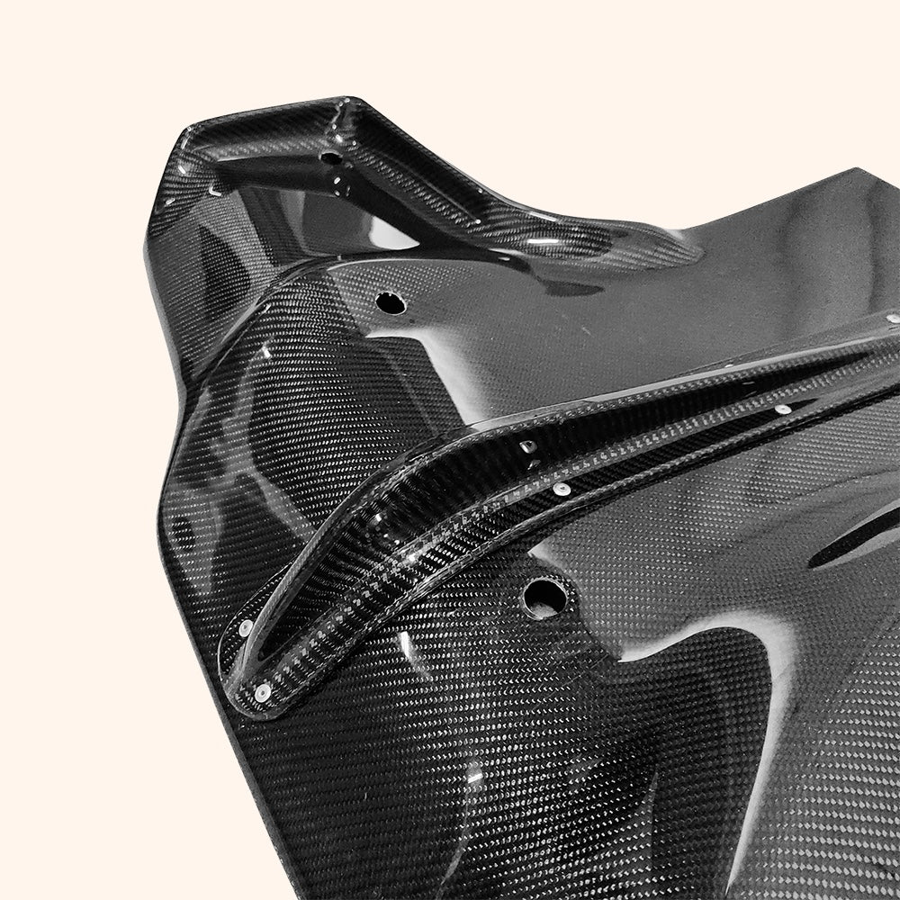 KZT-Style Rear Diffuser Underboard – Fits 2013–2022 MINI Cooper F56 | Carbon Fiber & FRP Options & more - JDM Tamashii