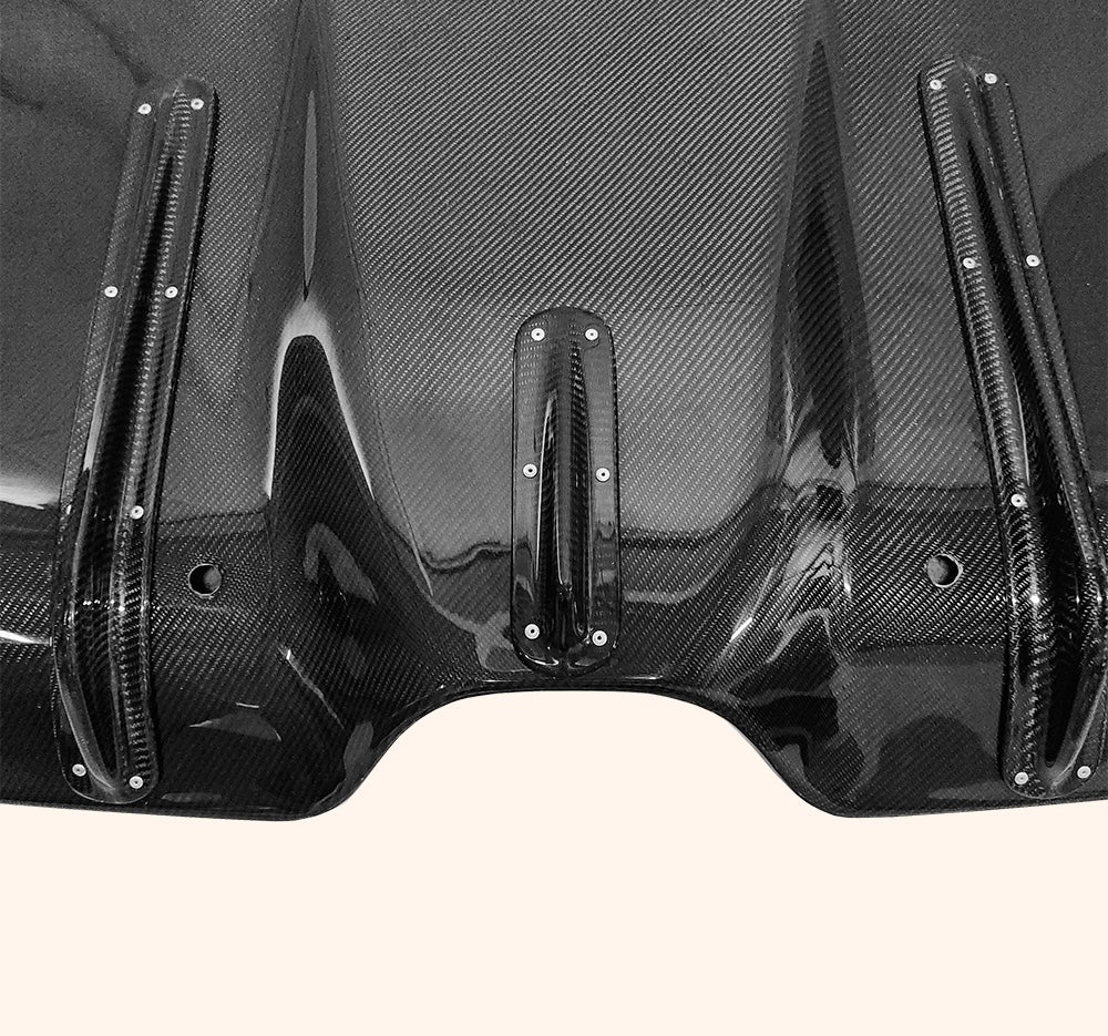 KZT-Style Rear Diffuser Underboard – Fits 2013–2022 MINI Cooper F56 | Carbon Fiber & FRP Options & more - JDM Tamashii
