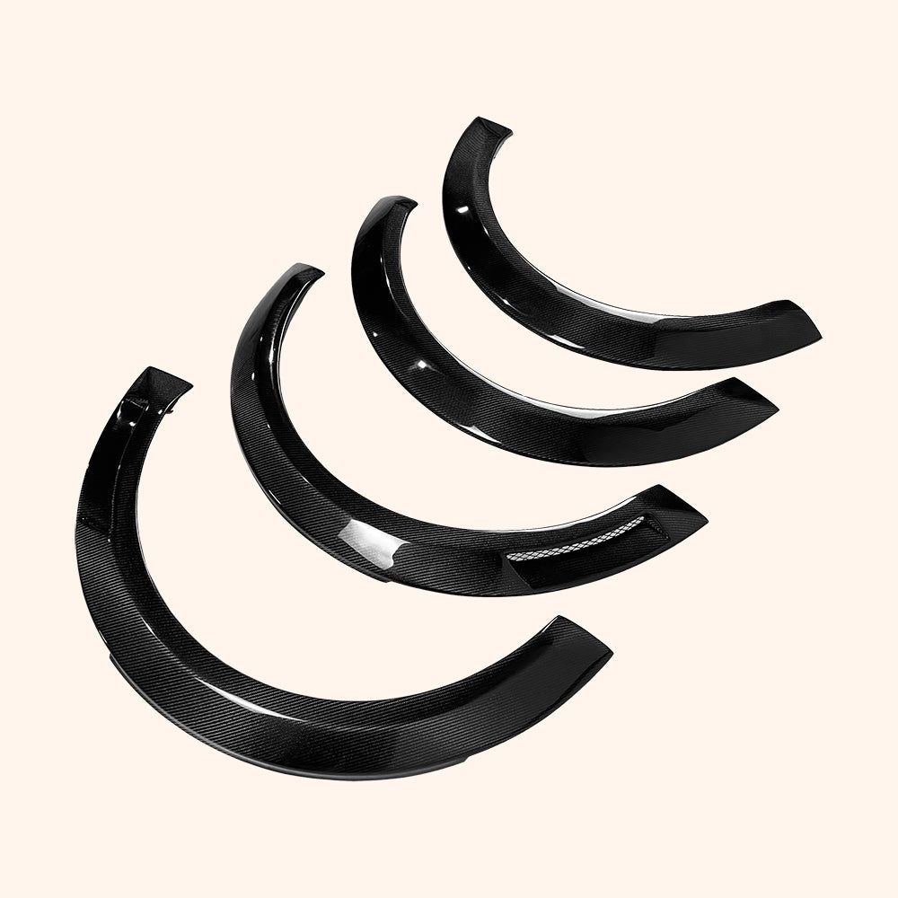 KZT-Style Vented Fender Flares – Fits 2013–2022 MINI Cooper F55 F56 F57 | Carbon Fiber & FRP Options - JDM Tamashii