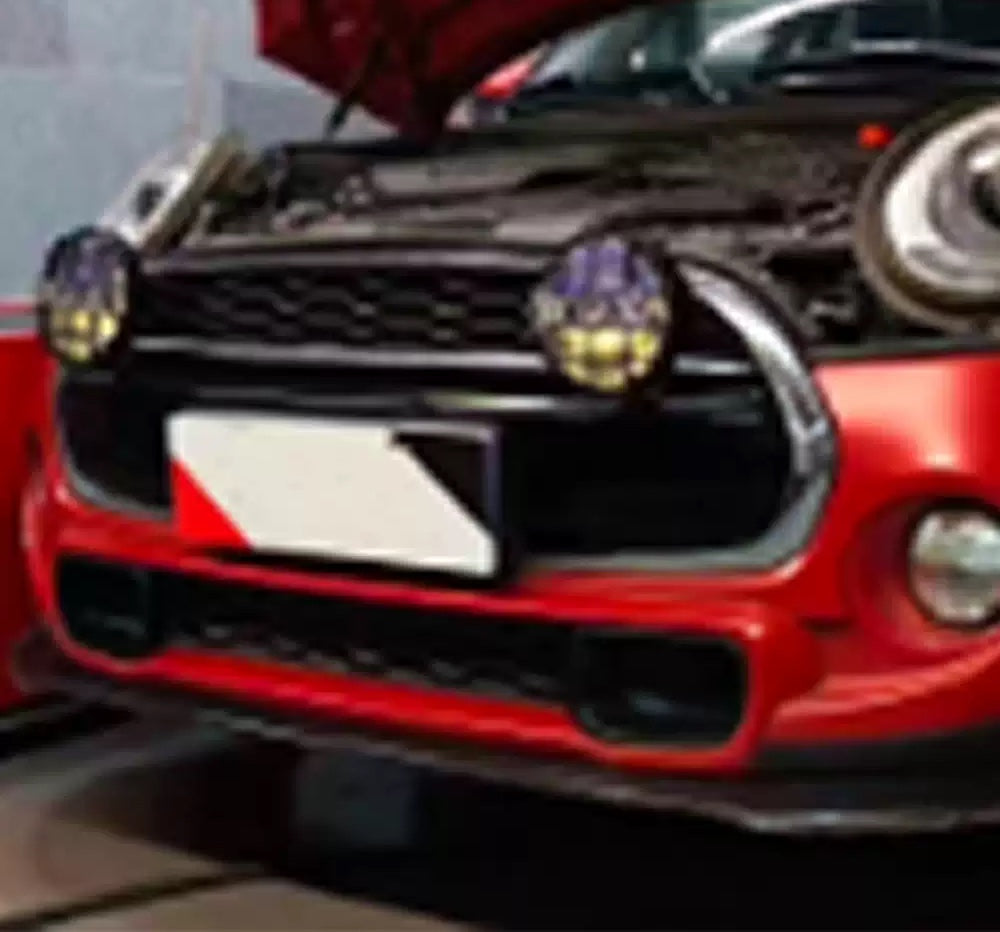 LM-Style Carbon Fiber Front Lip Splitter – Fits 2013–2022 MINI Cooper F56 | JDM Tamashii - JDM Tamashii