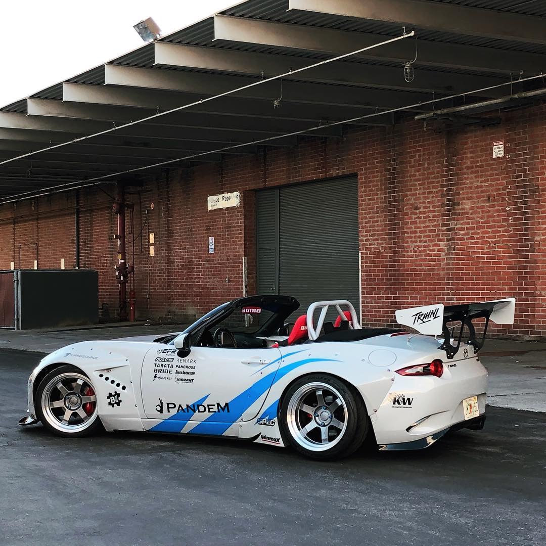 Rocket Bunny-Style Widebody Fender Kit – Fits Mazda Miata MX-5 ND | Carbon Fiber Fiberglass - JDM Tamashii