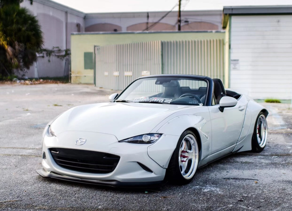 Rocket Bunny-Style Widebody Fender Kit – Fits Mazda Miata MX-5 ND | Carbon Fiber Fiberglass - JDM Tamashii