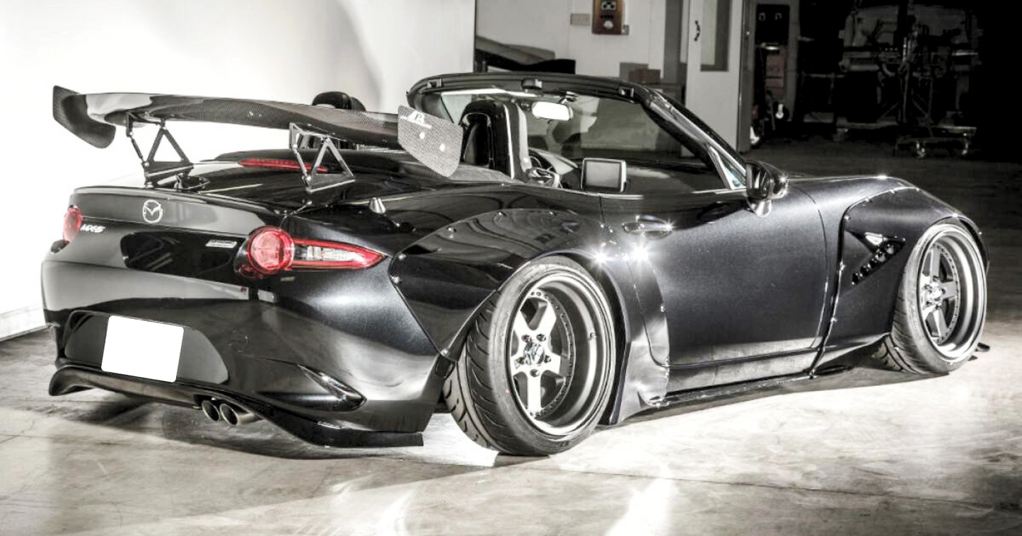 Rocket Bunny-Style Widebody Fender Kit – Fits Mazda Miata MX-5 ND | Carbon Fiber Fiberglass - JDM Tamashii