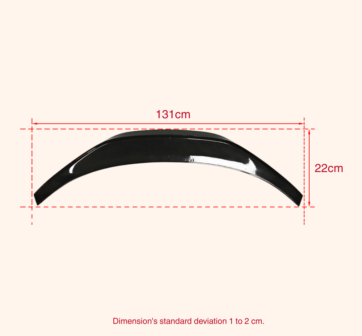 TD-Style Carbon Fiber Rear Wing Spoiler – Fits 2021–2024 Subaru BRZ / Toyota GR86