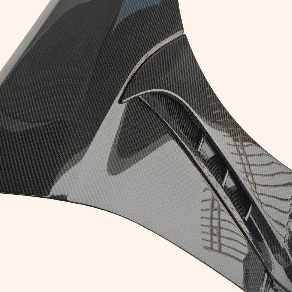 V1-Style Carbon Fiber Front Fenders – Fits 2021–2024 Subaru BRZ / Toyota GR86