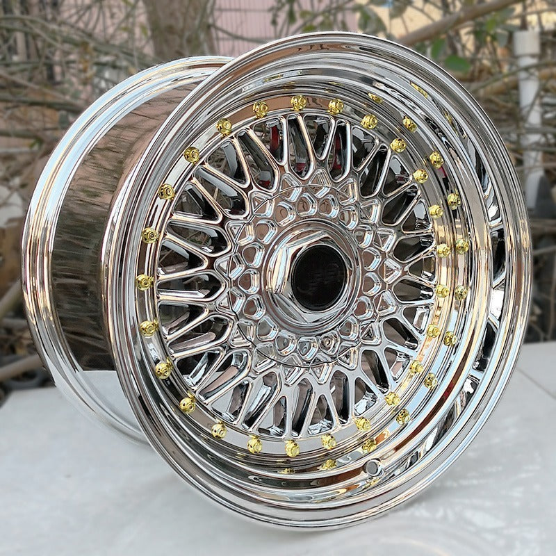 13 14 15 16 17 18 Inch Wide-Fitment Deep Dish Wheels Chrome – Fits VW Golf, BMW E30, Mazda Miata, Subaru BRZ | JDM Tamashii - JDM Tamashii