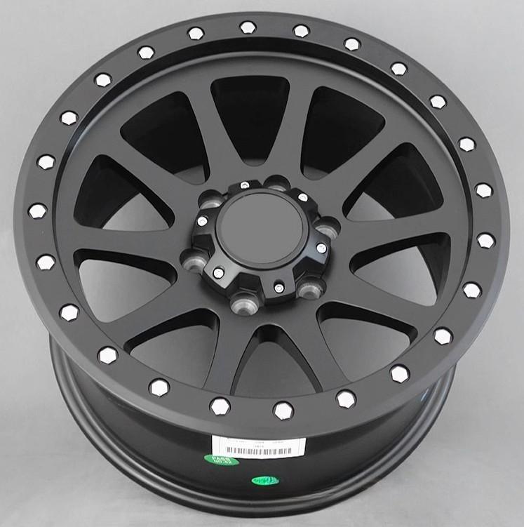17 inch Matte Black Off-Road Wheels – Fits Jeep Wrangler, Ford Bronco, Land Cruiser Prado | JDM Tamashii - JDM Tamashii