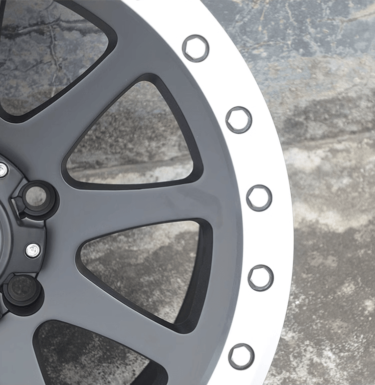 17 inch Matte Black Off-Road Wheels – Fits Jeep Wrangler, Ford Bronco, Land Cruiser Prado | JDM Tamashii - JDM Tamashii
