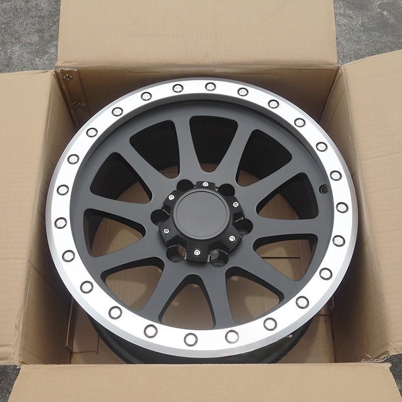 17 inch Matte Black Off-Road Wheels – Fits Jeep Wrangler, Ford Bronco, Land Cruiser Prado | JDM Tamashii - JDM Tamashii