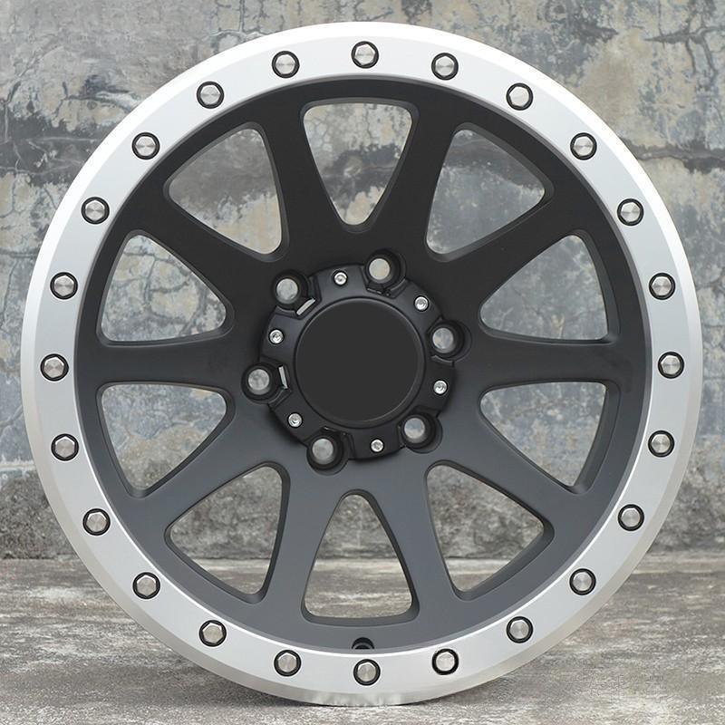 17 inch Matte Black Off-Road Wheels – Fits Jeep Wrangler, Ford Bronco, Land Cruiser Prado | JDM Tamashii - JDM Tamashii