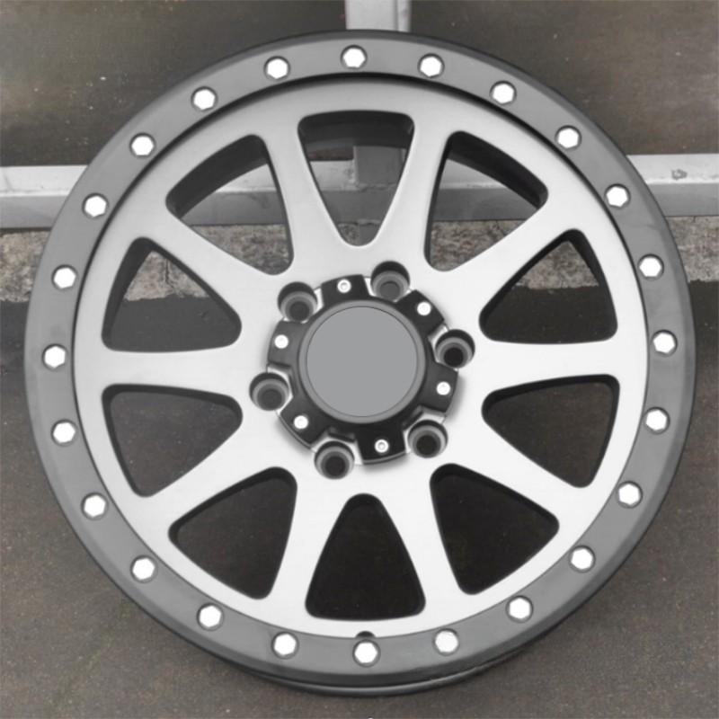 17 inch Matte Black Off-Road Wheels – Fits Jeep Wrangler, Ford Bronco, Land Cruiser Prado | JDM Tamashii - JDM Tamashii