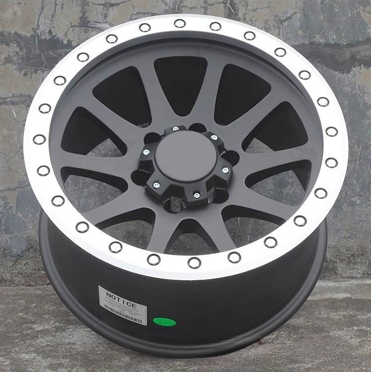 17 inch Matte Black Off-Road Wheels – Fits Jeep Wrangler, Ford Bronco, Land Cruiser Prado | JDM Tamashii - JDM Tamashii