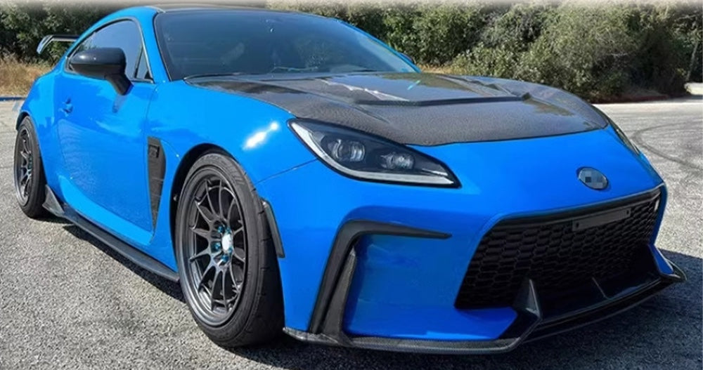 ADR-Style Full Body Kit – Carbon Fiber Front Lip, Side Skirts & Rear Diffuser for 2021–2024 Subaru BRZ / Toyota GR86