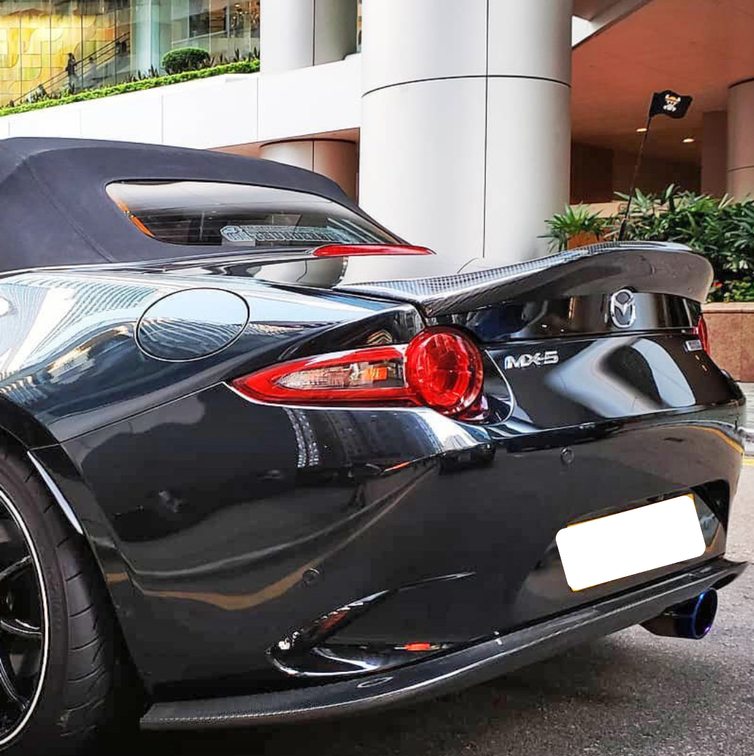 Carbon Fiber Ducktail Spoiler for Mazda Miata MX-5 ND - JDM Tamashii