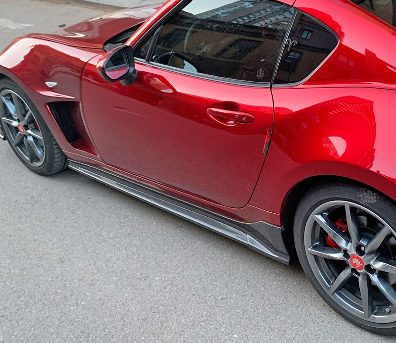 ESQ Style Carbon Fiber Side Skirt Extensions – Fits Mazda Miata MX-5 ND - JDM Tamashii