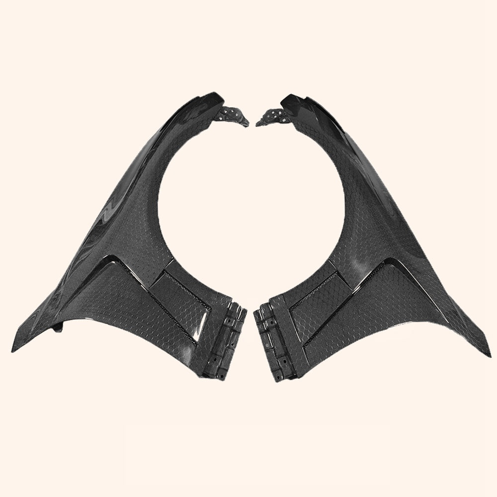 HT Style Vented Carbon Fiber Front Fenders – Fits 2008–2013 Infiniti G37 Coupe