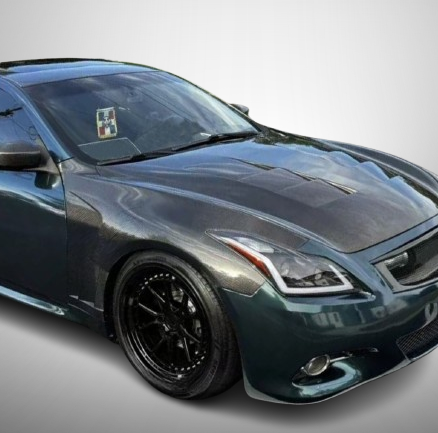 HT Style Vented Carbon Fiber Front Fenders – Fits 2008–2013 Infiniti G37 Coupe