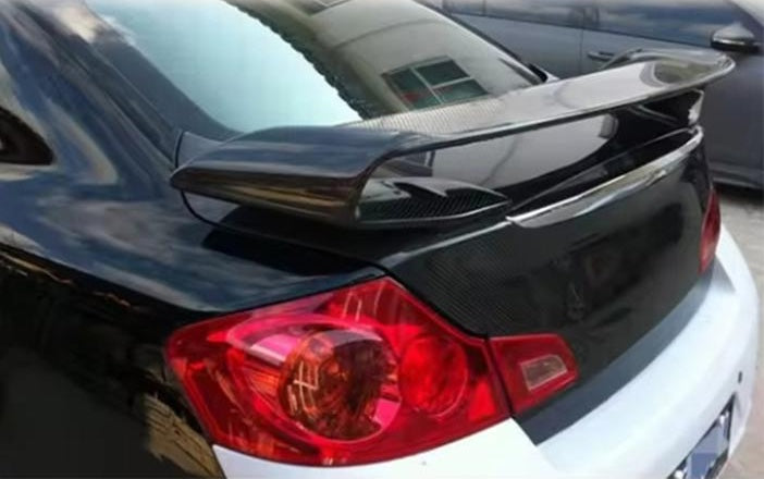 KZ GTR-Style Rear Spoiler Wing – Fits 2008–2013 Infiniti G37 Sedan | Carbon Fiber & FRP Options - JDM Tamashii