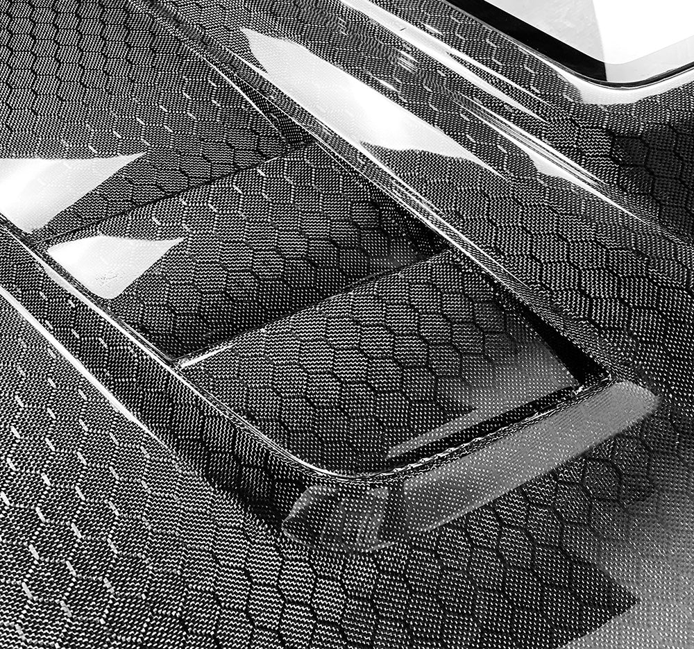 KZ Style Vented Carbon Fiber Hood with Transparent Intake – Fits 2008–2013 Infiniti G37 Coupe