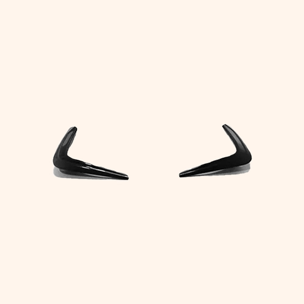 TM-Style Carbon Fiber Front Bumper Air Vent Surrounds – Fits 2022–2024 Toyota GR86
