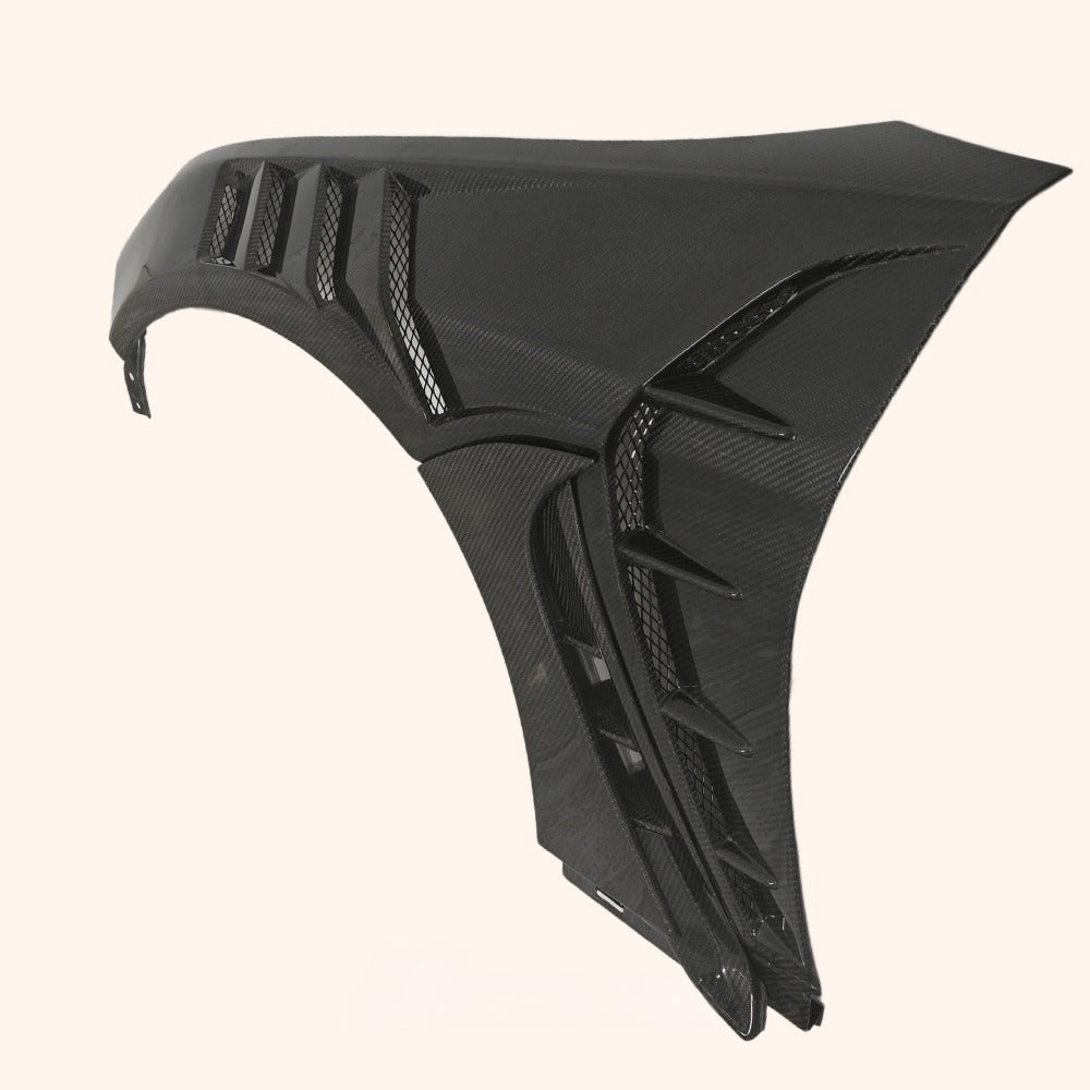 V3-Style Carbon Fiber Front Fenders – Fits 2021–2024 Subaru BRZ / Toyota GR86